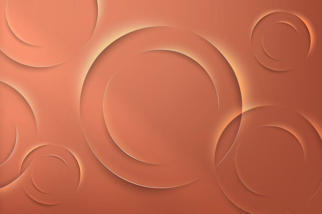 El círculo marrón facial
