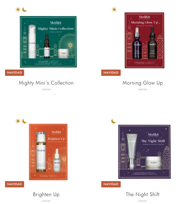 kits de Navidad de Medik8 en Pure Niche Lab
