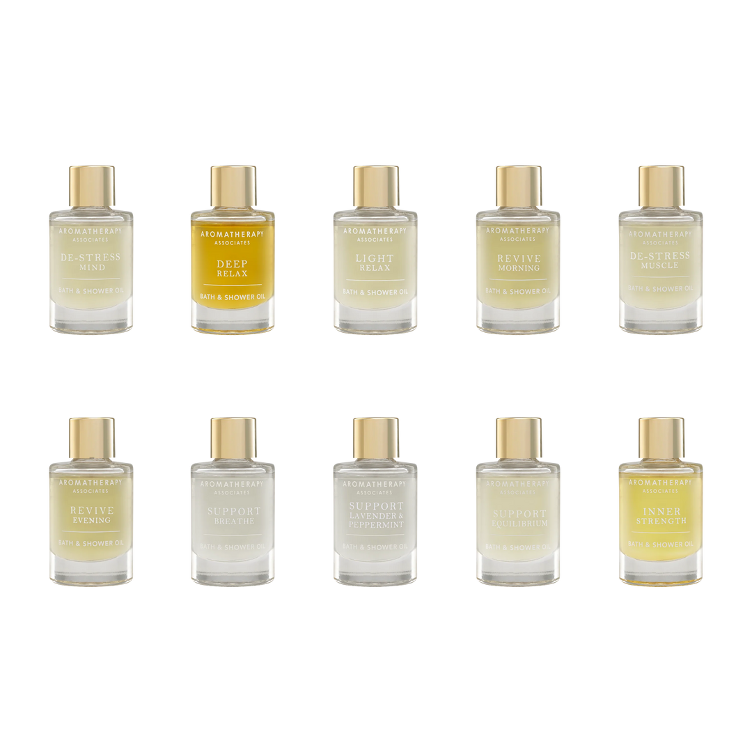 Ultimate Wellbeing Bath &amp; Shower Oil Collection - Aromatherapy Associates - Pure Niche Lab