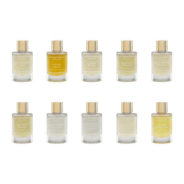 Ultimate Wellbeing Bath &amp; Shower Oil Collection - Aromatherapy Associates - Pure Niche Lab