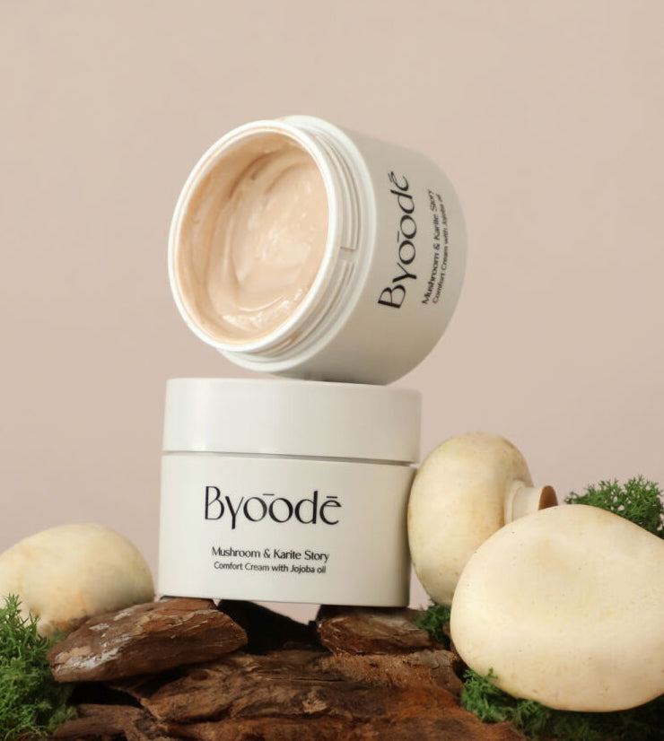 Crema facial nutritiva con lentejas y cúrcuma - Mushroom &amp; Karite Story