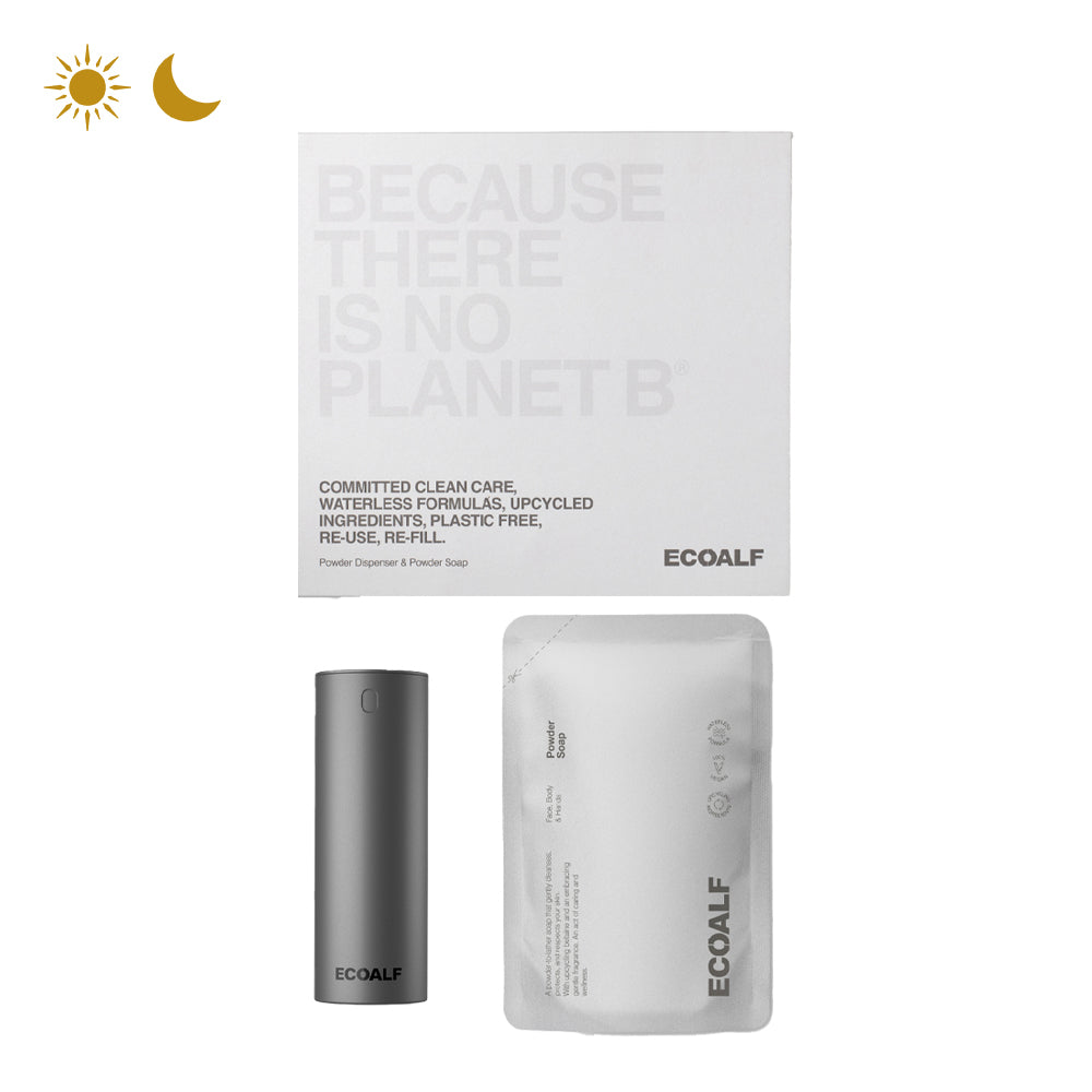 Body &amp; Hand Soad Poweder Kit de Ecoalf, con dispensador y refill