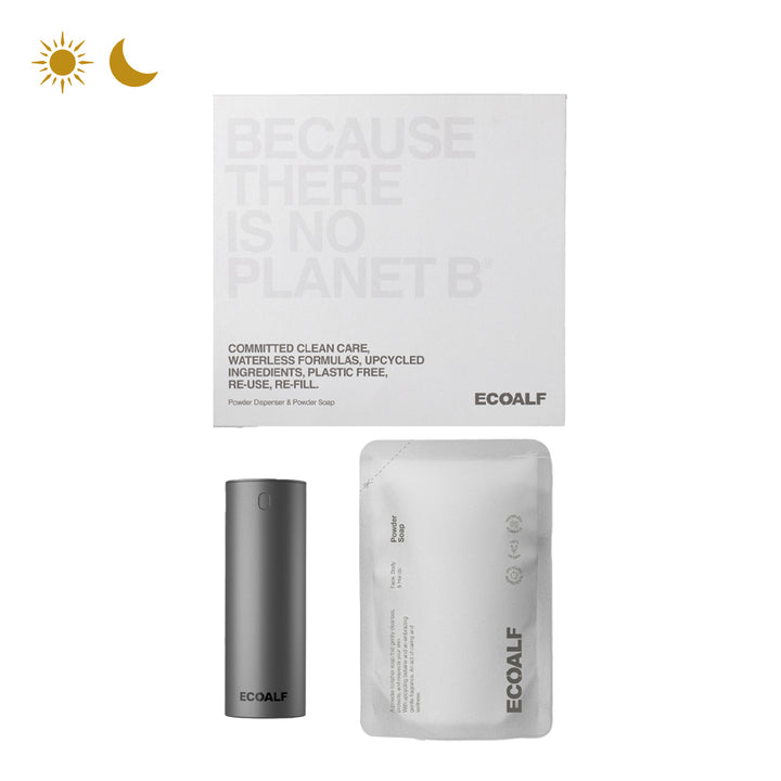Body &amp; Hand Soad Poweder Kit de Ecoalf, con dispensador y refill