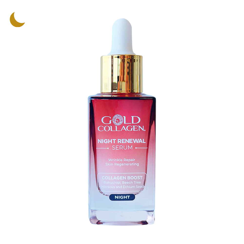 Night Renewal Serum - Gold Collagen - Pure Niche Lab