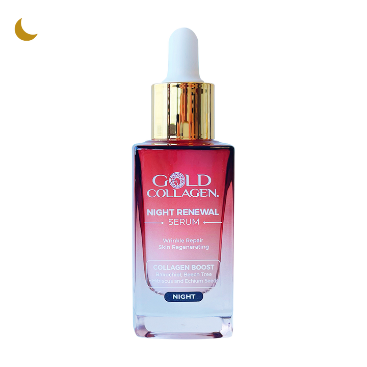 Night Renewal Serum - Gold Collagen - Pure Niche Lab