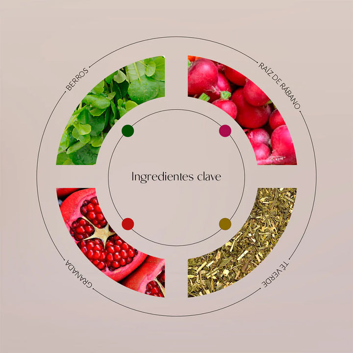 Ingredientes clave Byoode Super Green Poem