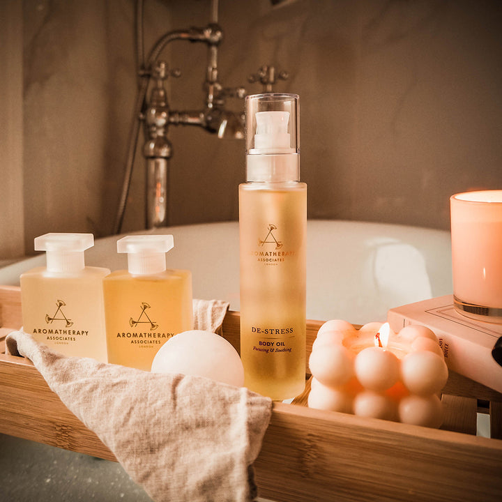 De-Stress Mind Bath And Shower Oil - Aromatherapy Associates - Pure Niche Lab